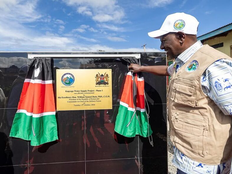 Ruto commissions KSh350 million Kapyego water project hugudxwxmaag